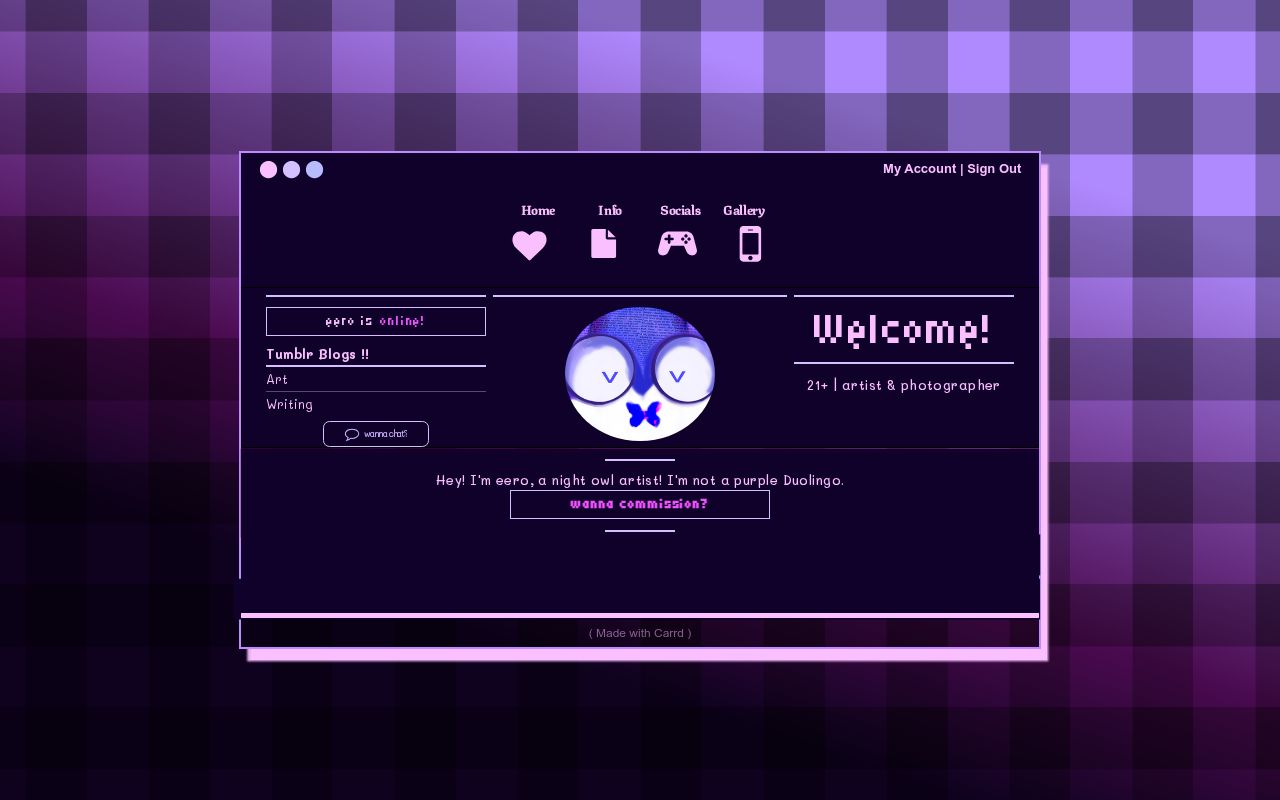 Carrd profile picture for @parliament
